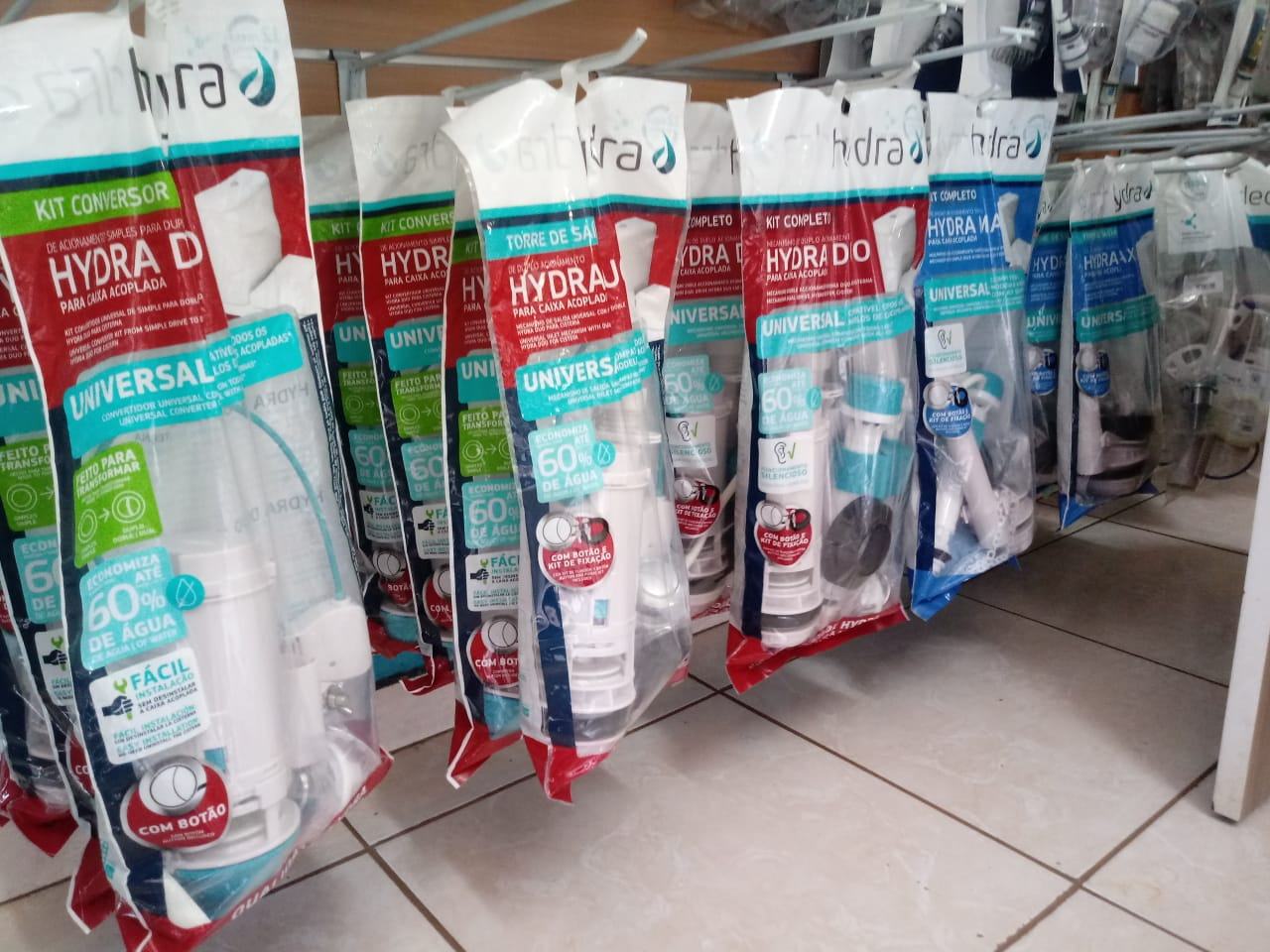 Expositor de peças Deca e Hydra